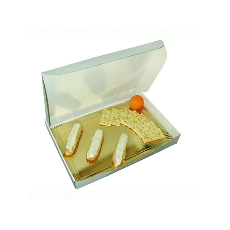 Boîte carton micro-cannelure pour plateau lunch, 42 x 28