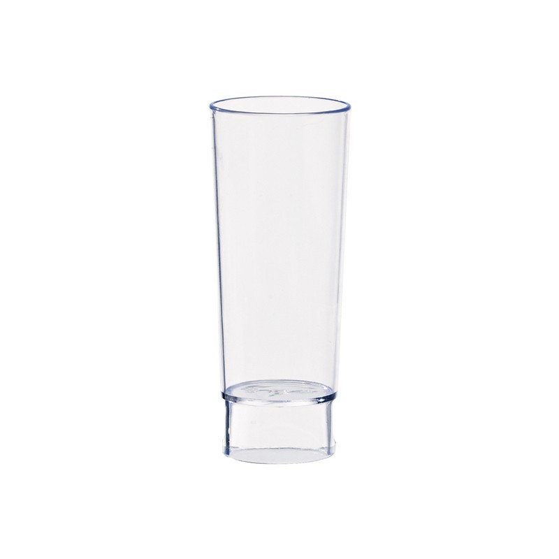 Verre plastique PS transparent 90 ml Diam: 3,5 cm 3,5 x 9,1 cm