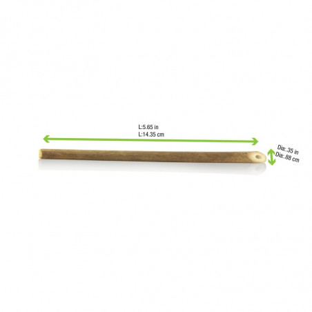 Paille bambou pour cocktail H145mm