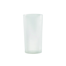 Verre longdrink plastique PP rÃ©utilisable "Optimal"  215ml Ã˜57mm 48x H108 mm, 10pcs