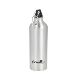 Bouteille à eau en aluminium avec bouchon mousqueton  750ml Ø35mm 73x H255 mm, 24pcs