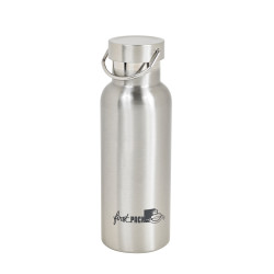 Bouteille à eau en inox à double paroi isotherme avec bouchon  500ml Ø47mm 73x H215 mm, 12pcs