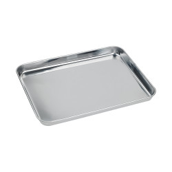 Plateau de service NoxTray en acier inoxydable  310x240, H25 mm, 10 unités