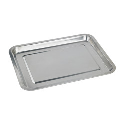 Plateau de service NoxTray en acier inoxydable  360x270, H20 mm, 20 unités