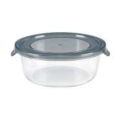 Combo Bol CookShow en verre compartimenté+Couv PP   Ø150mm H67 mm, 24pcs