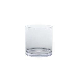 Verre Cupoly en PET réemployable transparent  370ml Ø80mm H80 mm, 36pcs