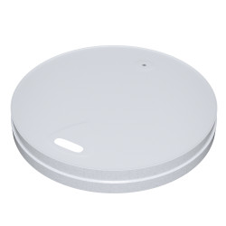 Couvercle plat blanc en carton sans matière plastique, Waterbased Ø90mm H10 mm, 50pcs