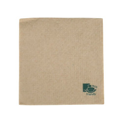 Serviette papier écrue 1 pli   L300x300 mm, 100pcs