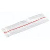 Sac sandwich plastique transparent lisiÃ¨re rouge perforÃ© 8,5 x 4 x 29,5 cm x 2000 unitÃ©s