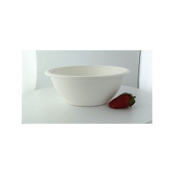 Bol pulpe géant rond blanc 1500 ml Diam: 22 cm 22 x 13 x 9,5 cm x 50 unités