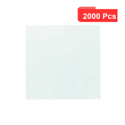 2000 Pcs - Serviette ouate blanche 1 pli - Pratique et absorbante, Idéale horeca