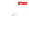 2000 Pcs - Sac sandwich plastique transparent - 8,5 cm x 4 cm x 29,5 cm, lisière rouge